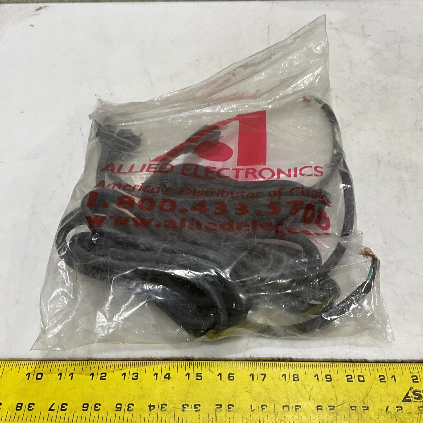 ALPHA WIRE 783 BK078 INTERCONNECT PWR CABLE ASSEMBLY LOT OF 3 373