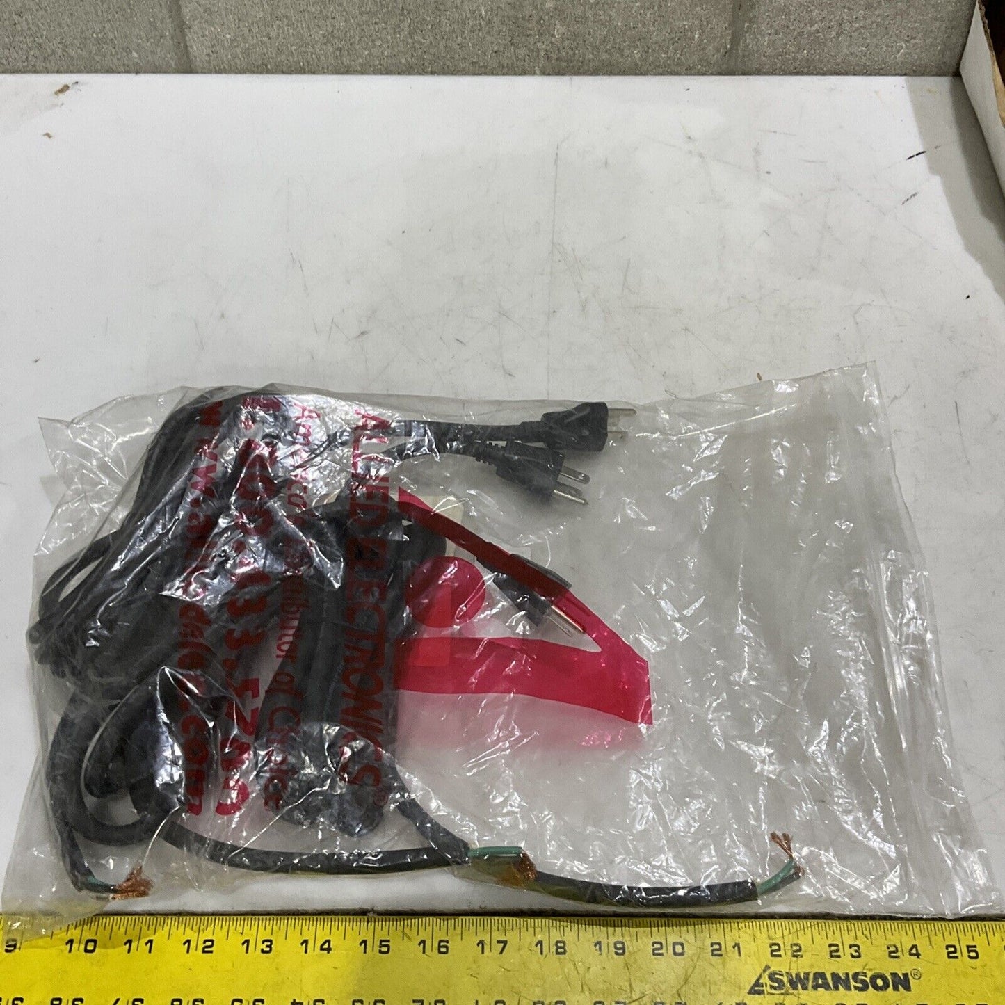 ALPHA WIRE 783 BK078 INTERCONNECT PWR CABLE ASSEMBLY LOT OF 3 373