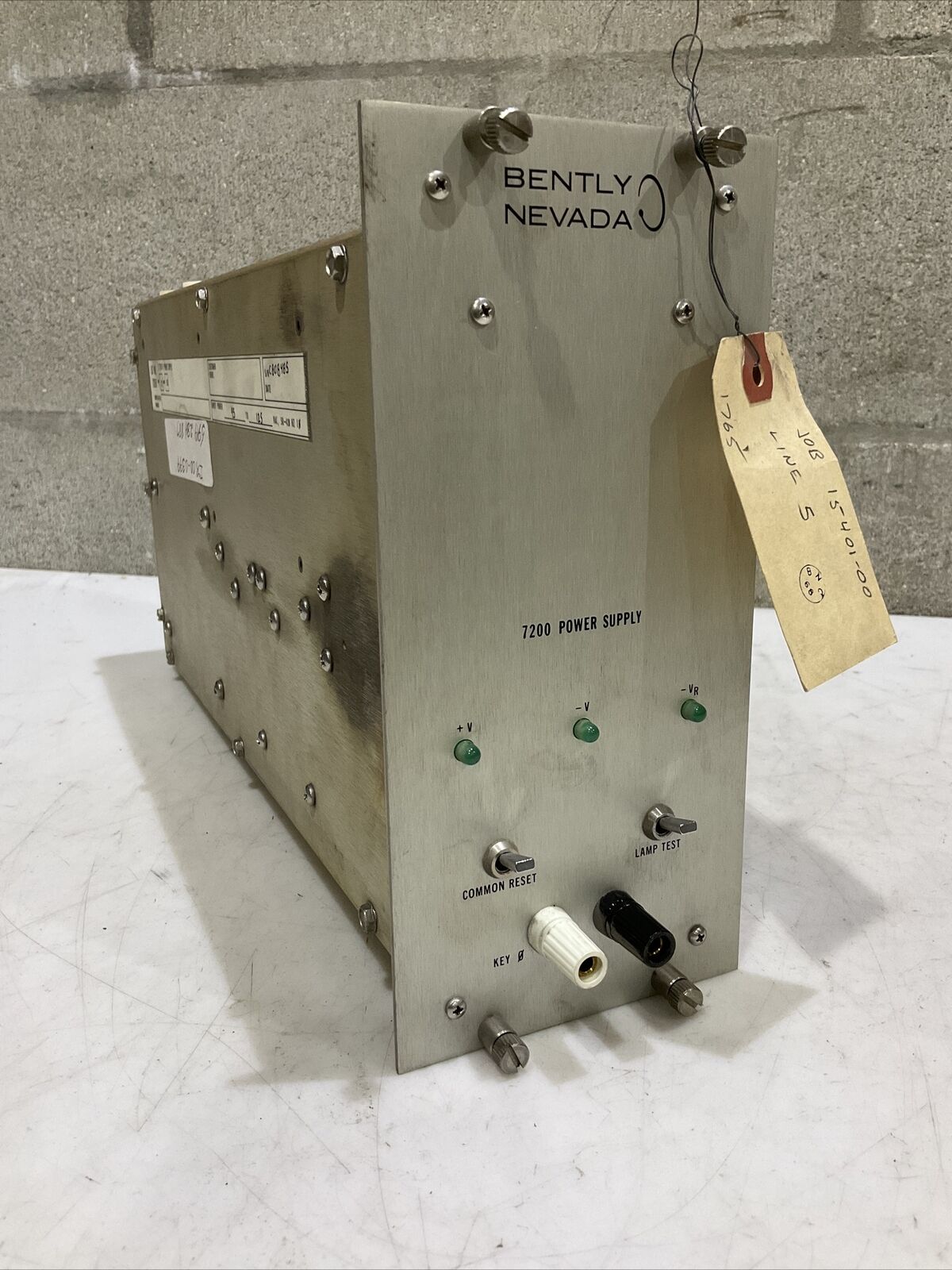 BENTLY NEVADA S7200-R 72050-1-00 POWER SUPPLY 373