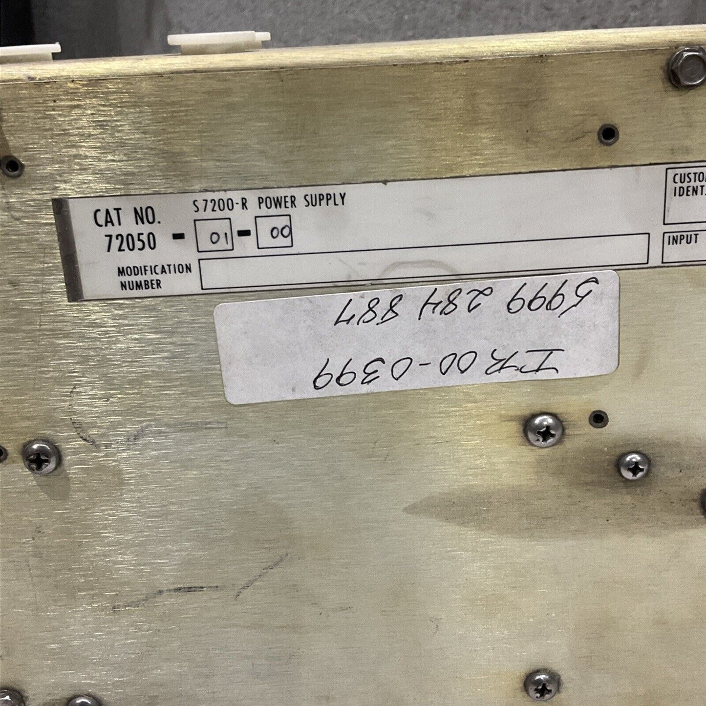 BENTLY NEVADA S7200-R 72050-1-00 POWER SUPPLY 373