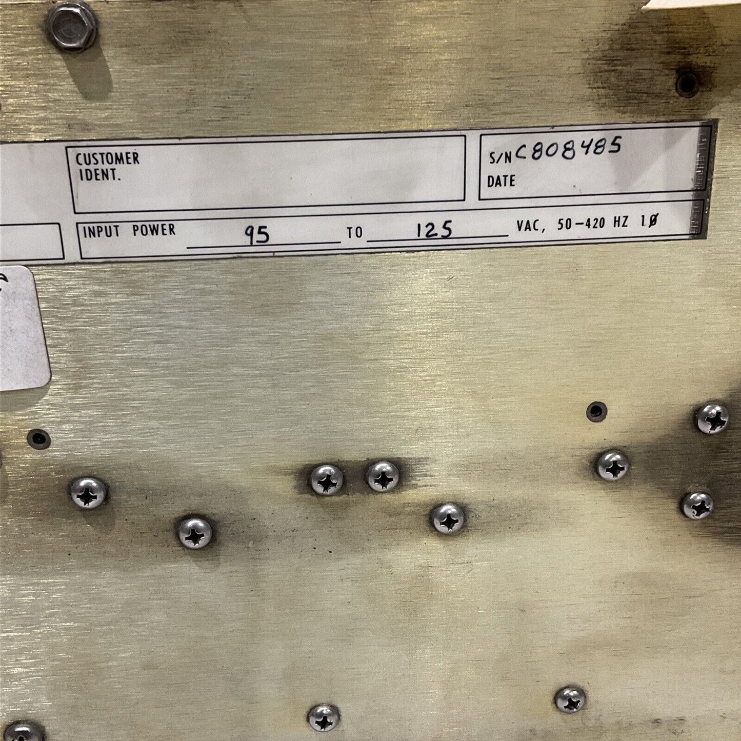 BENTLY NEVADA S7200-R 72050-1-00 POWER SUPPLY 373