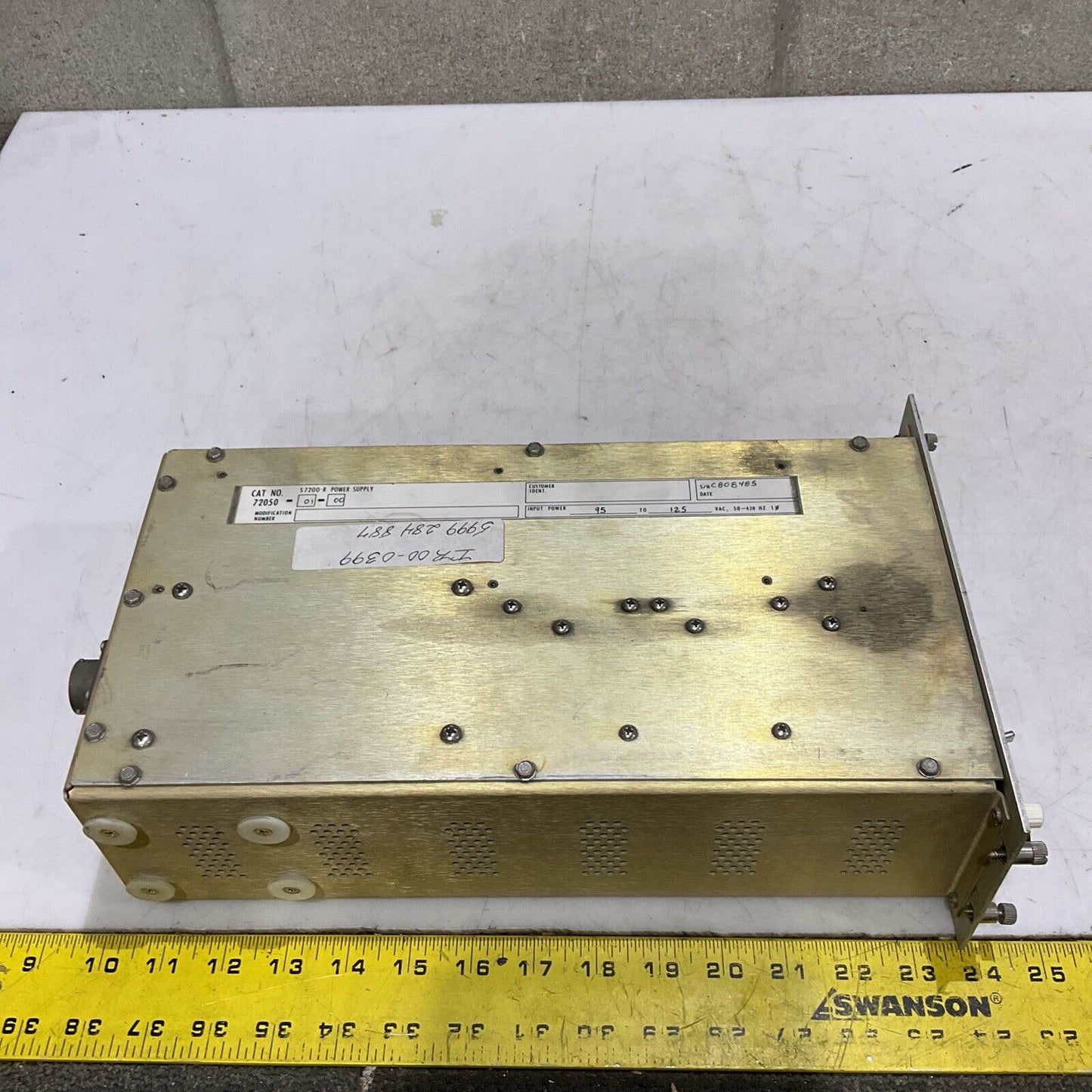 BENTLY NEVADA S7200-R 72050-1-00 POWER SUPPLY 373