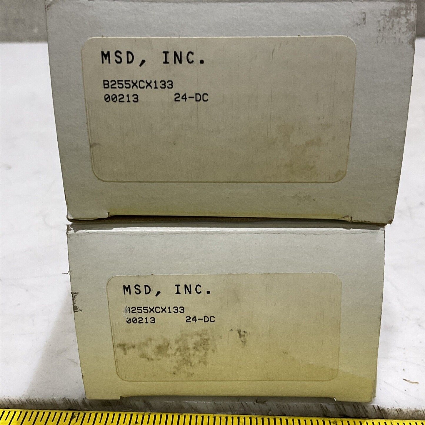 MSD B255XCX133 00213 RELAY OPERATE COIL 24-28V RELEASE COIL 24-28DC LOT OF 2 373