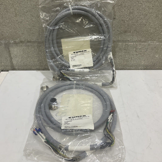 TURCK U2-16471 CABLE ASSEMBLY W4007 LOT OF 2 U3S