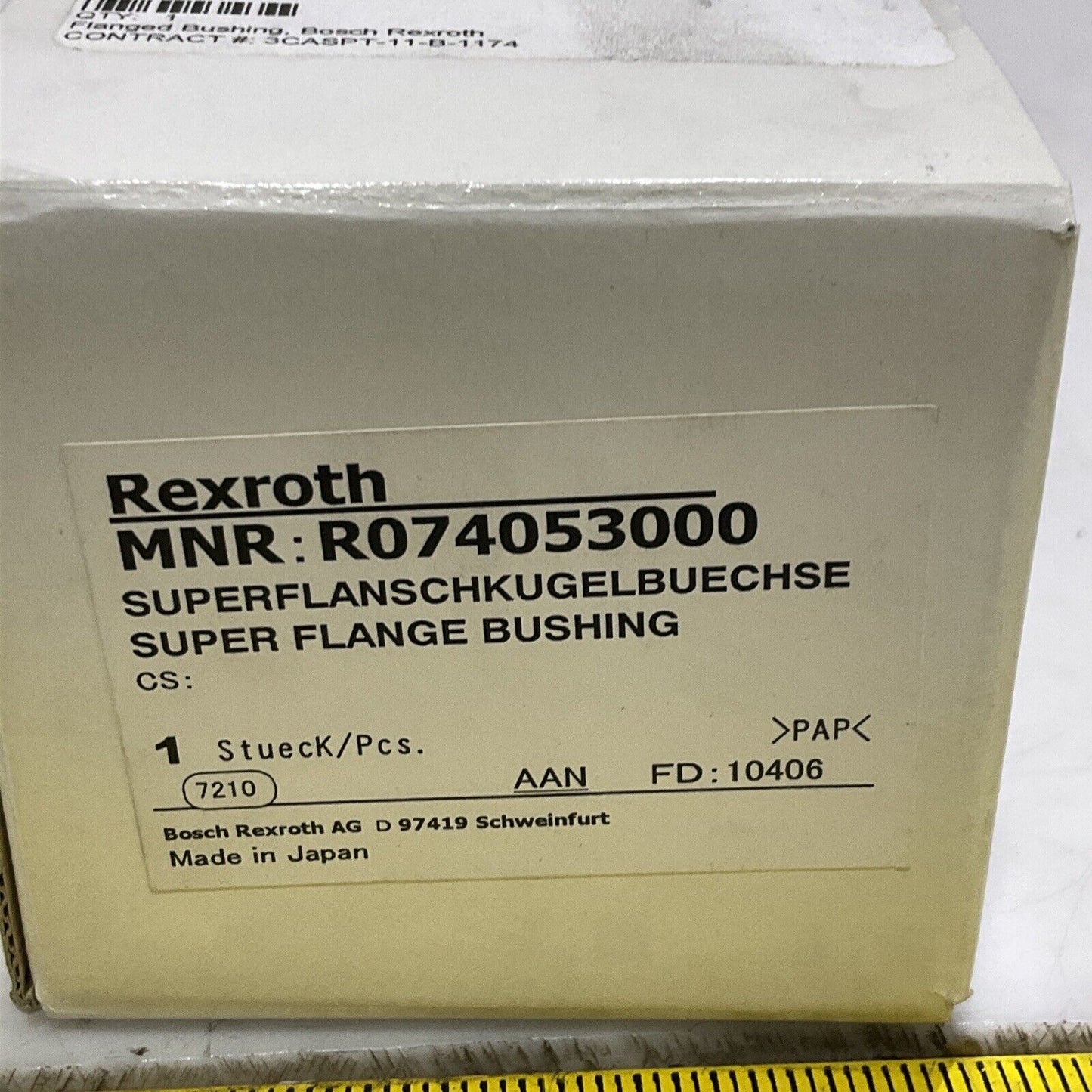 BOSCH REXROTH R074053000 SUPER FLANGE BUSHING U3S