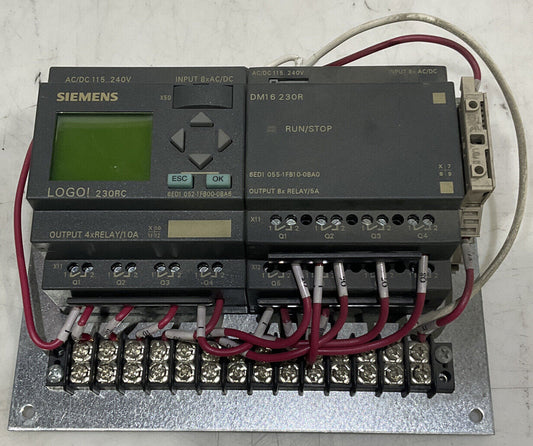 SIEMENS MIKROPULSE 100 TIMER SYSTEM PULSE CONTROLLER LOGO 230RC 6ED1 055-1FB U3S