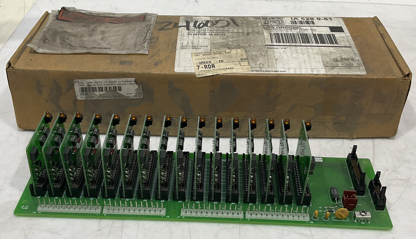 NOVATECH AI515UBB-1-2 ANALOG TERMINATION MODULAR PANEL U3S
