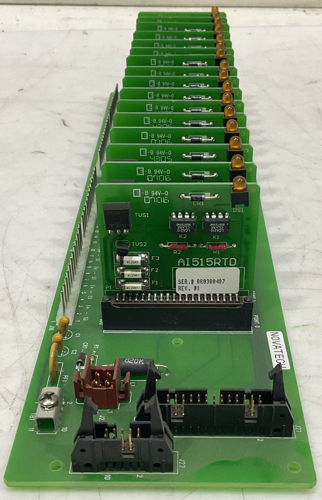 NOVATECH AI515UBB-1-2 ANALOG TERMINATION MODULAR PANEL U3S