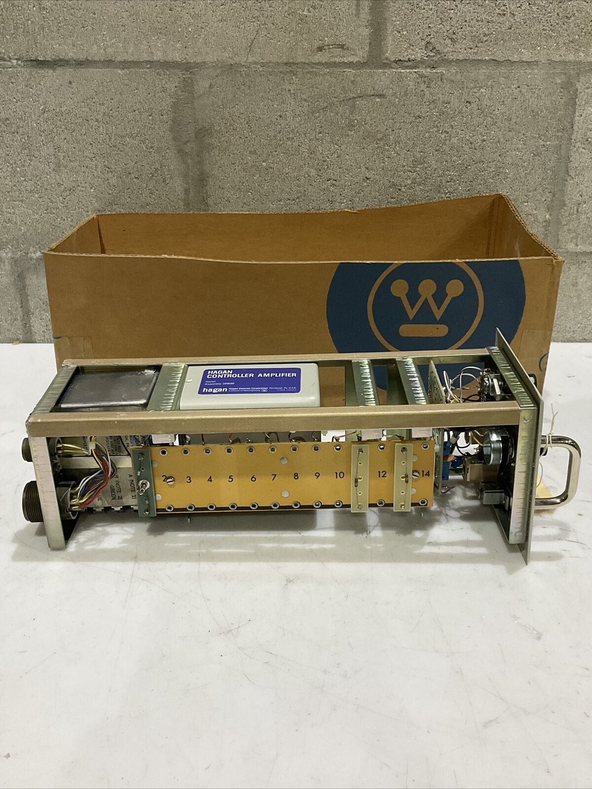 WESTINGHOUSE 399688 499689-003 505 Rev8 HAGAN CONTROLLER AMPLIFIER 373