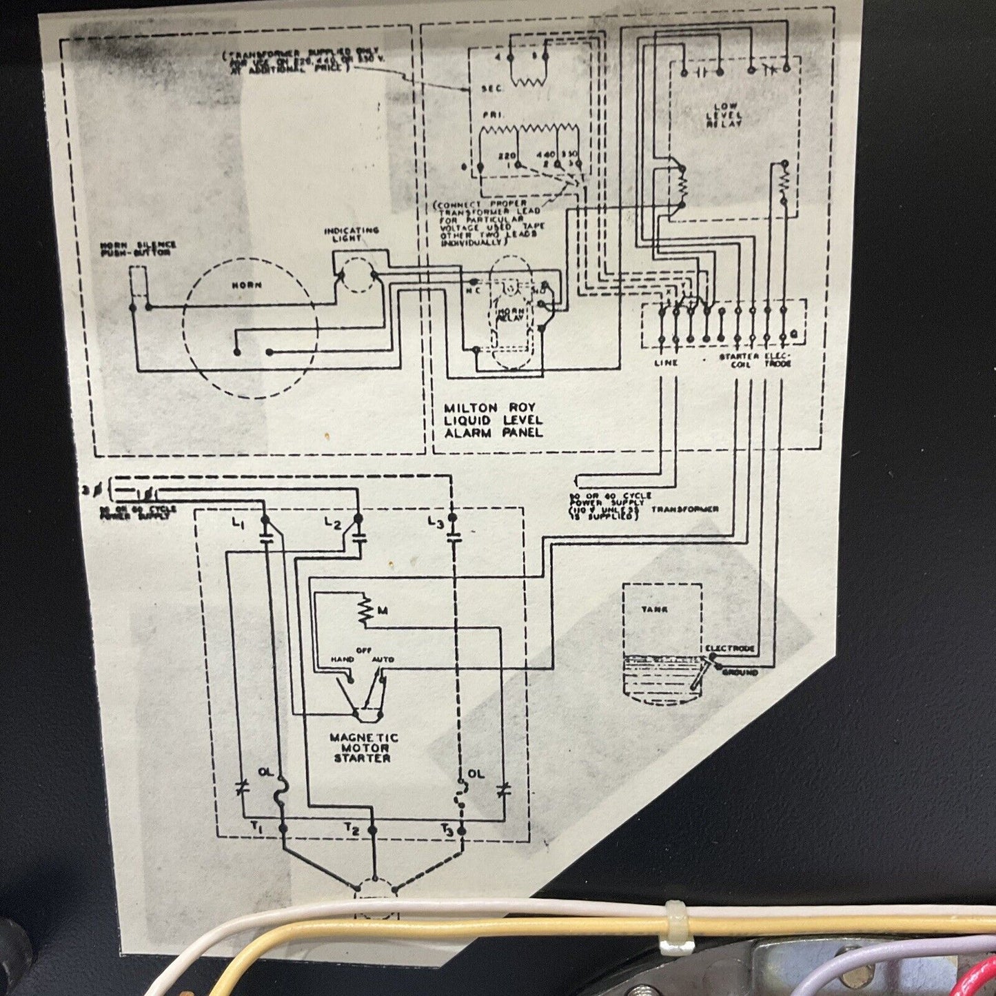 MILTON ROY DL1002 ELECTRIC HOLDER W/PVC LEVEL SWITCH 115V 373