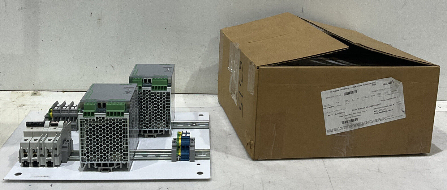 PHOENIX CONTACT 167K087H01 EOE14010001 REV 07 50/60HZ POWER SUPPLY ASSEMBLY U3S