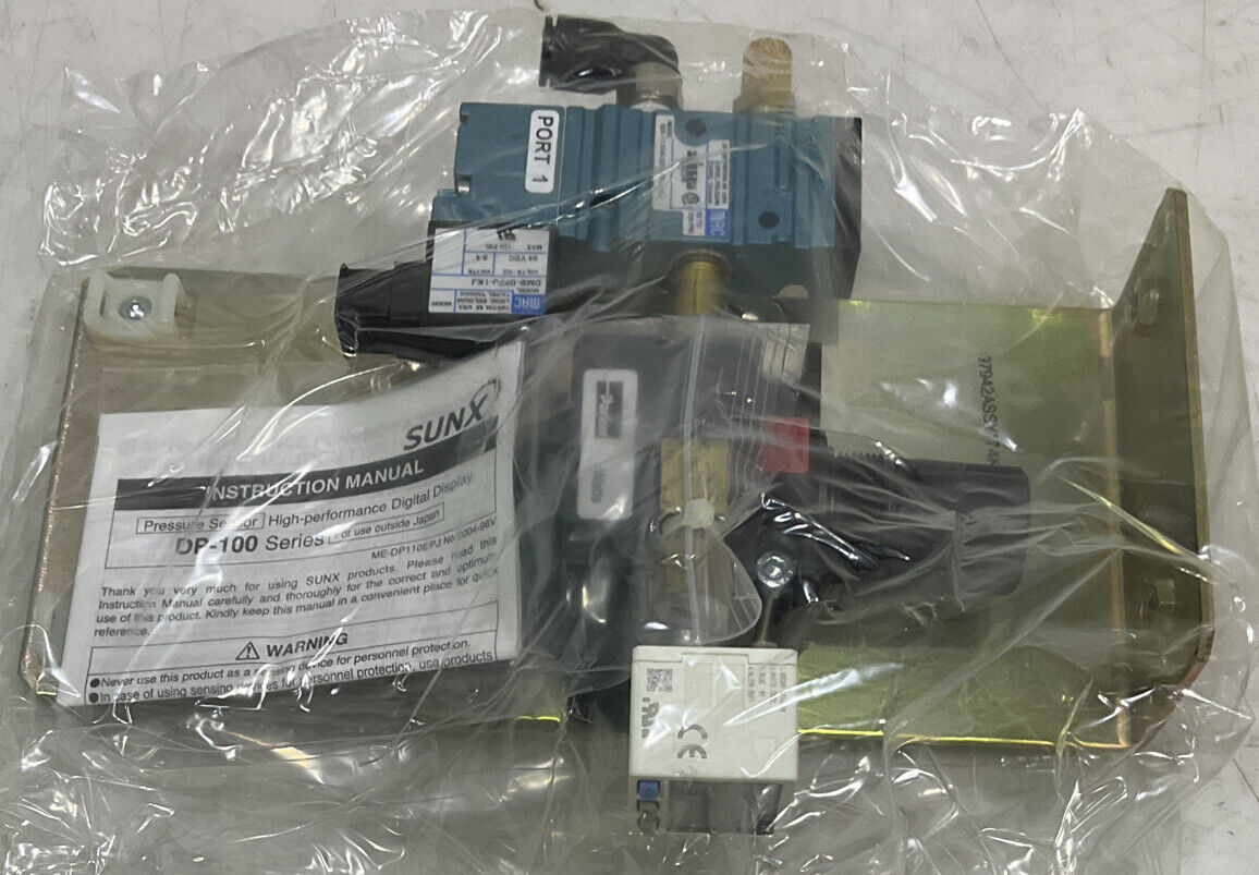 GENERAL SUNX DP-100 174K019G01 INJECTOR NOZZLE PNEUMATIC ASSEMBLY U3S