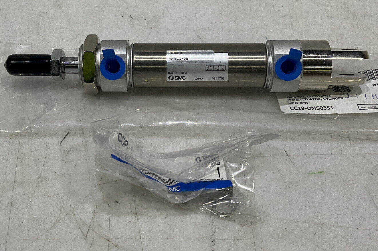 SMC CDM2D25-50Z PNEUMATIC CYLINDER U3S