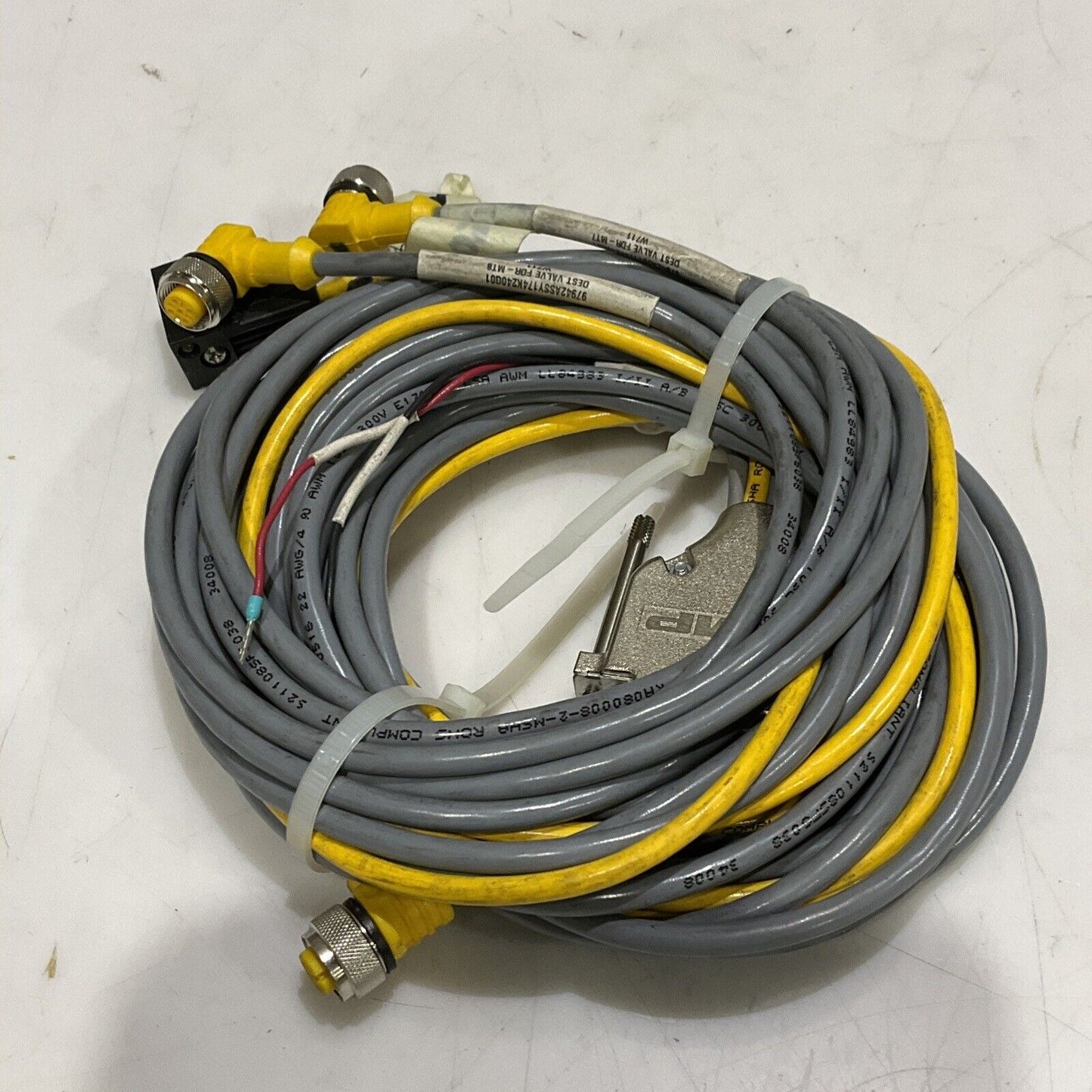 TURCK 174K240G01 3AAFLT-07-B-0004 W711 FDR FEEDER CABLE ASSEMBLY V2-J17 U3S