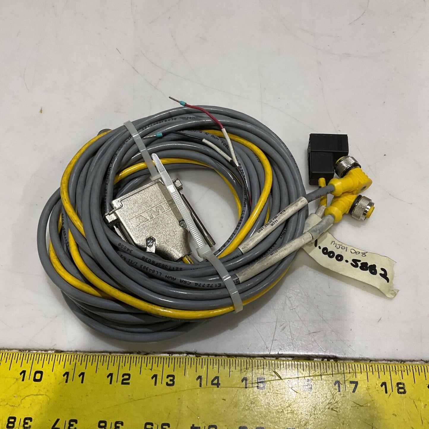 TURCK 174K240G01 3AAFLT-07-B-0004 W711 FDR FEEDER CABLE ASSEMBLY V2-J17 U3S