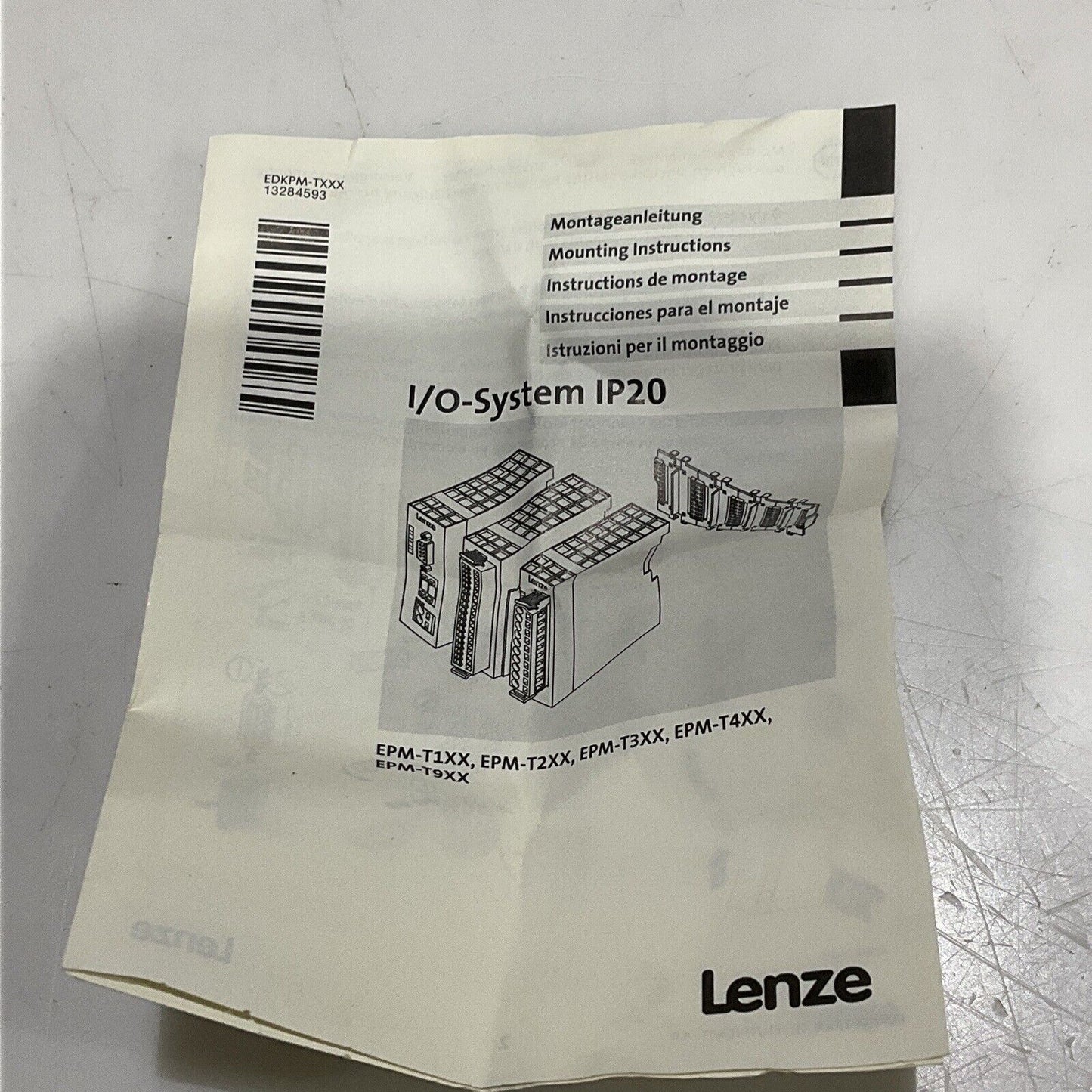 LENZE EPM-T223 DIGITAL OUTPUT MODULE I/O SYSTEM IP20 DOXDC 24V 1A  U3S