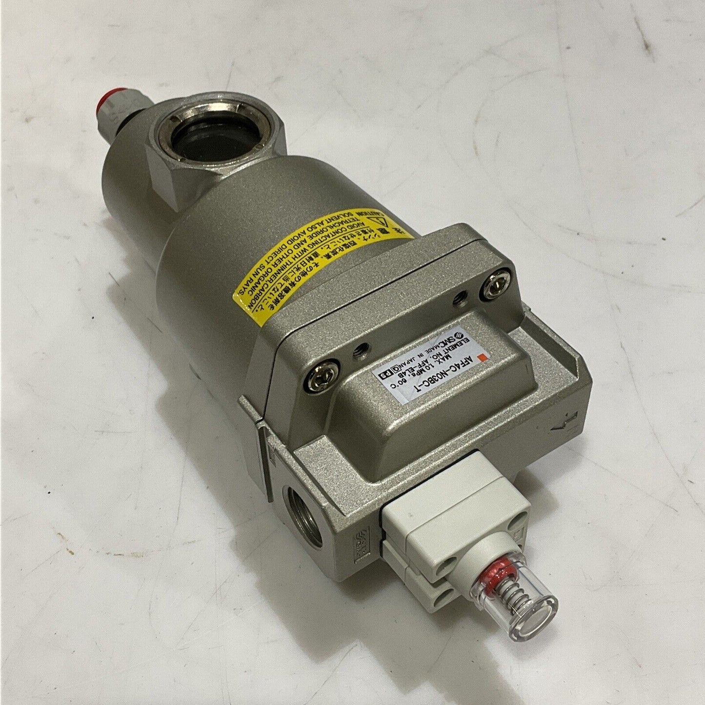 SMC AFF4C-N03BC-T MAIN LINE FILTER W/ BRACKET AM-BM102 U3S