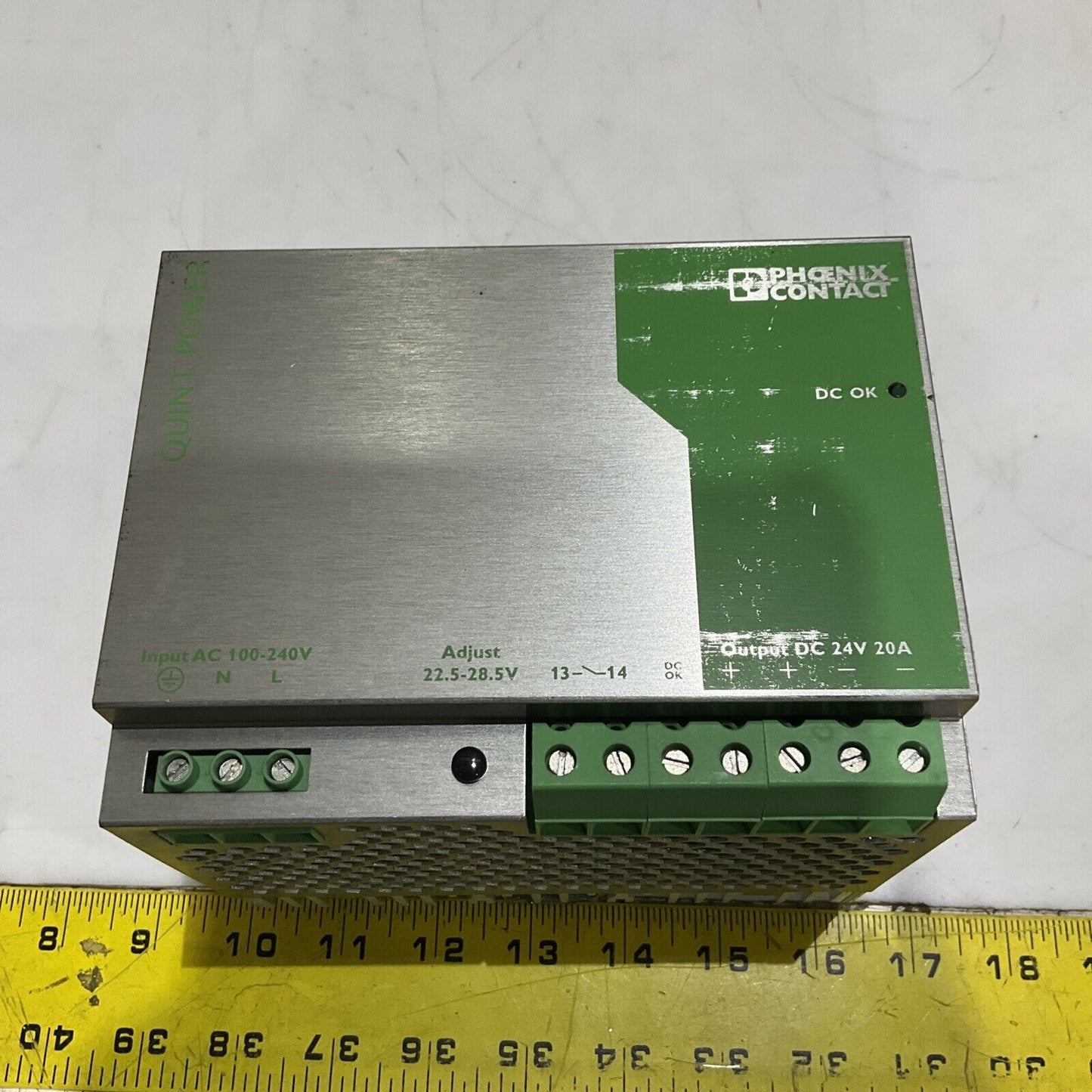 PHOENIX CONTACT 2938620 QUINT-PS-100-240AC POWER SUPPLY 50/60 HZ U3S