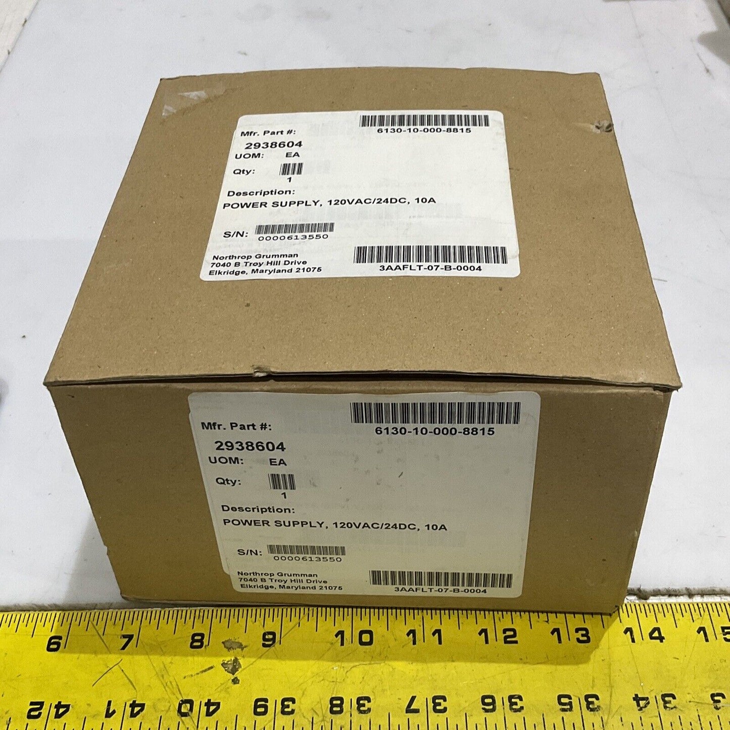 PHOENIX CONTACT 293604 POWER SUPPLY QUINT-PS-100-240AC 50-60 HZ 2.8-1.2A U3S