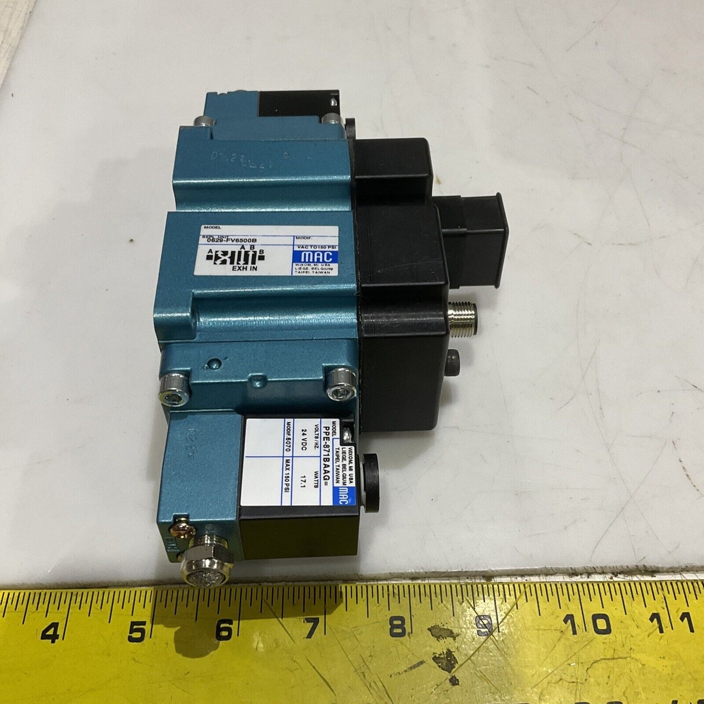 MAC 0629-FV6500B SOLENOID VALVE U3S