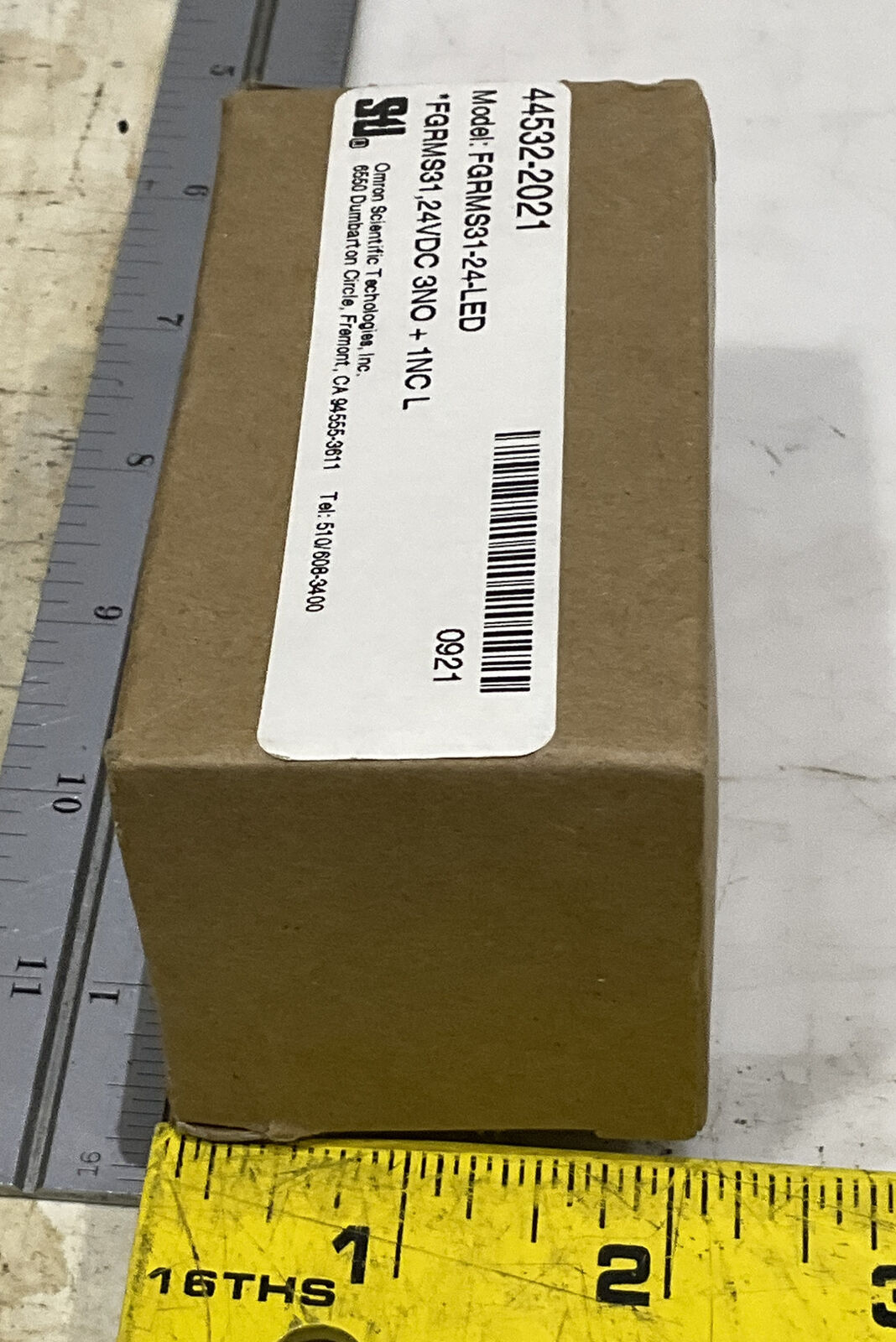 STI FGRMS31 44532-2021 24VDC RELAY ASSEMBLY U3S