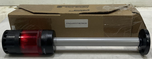 ALLEN BRADLEY 855T-BPM25 BULLETIN RED LIGHT STACK U3S