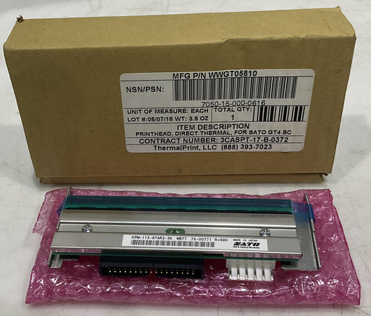 THERMALPRINT LLC WWGT05810 DIRECT THRERMAL BARCODE PRINTER FOR SATO GT4 BC U3S