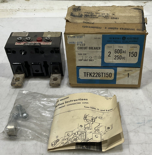 GENERAL ELECTRIC F-225 TFK226T150 2P 600V CIRCUIT BREAKER 373