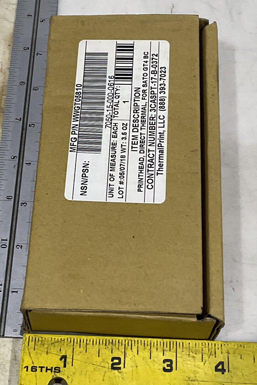 THERMALPRINT LLC WWGT05810 DIRECT THRERMAL BARCODE PRINTER FOR SATO GT4 BC U3S