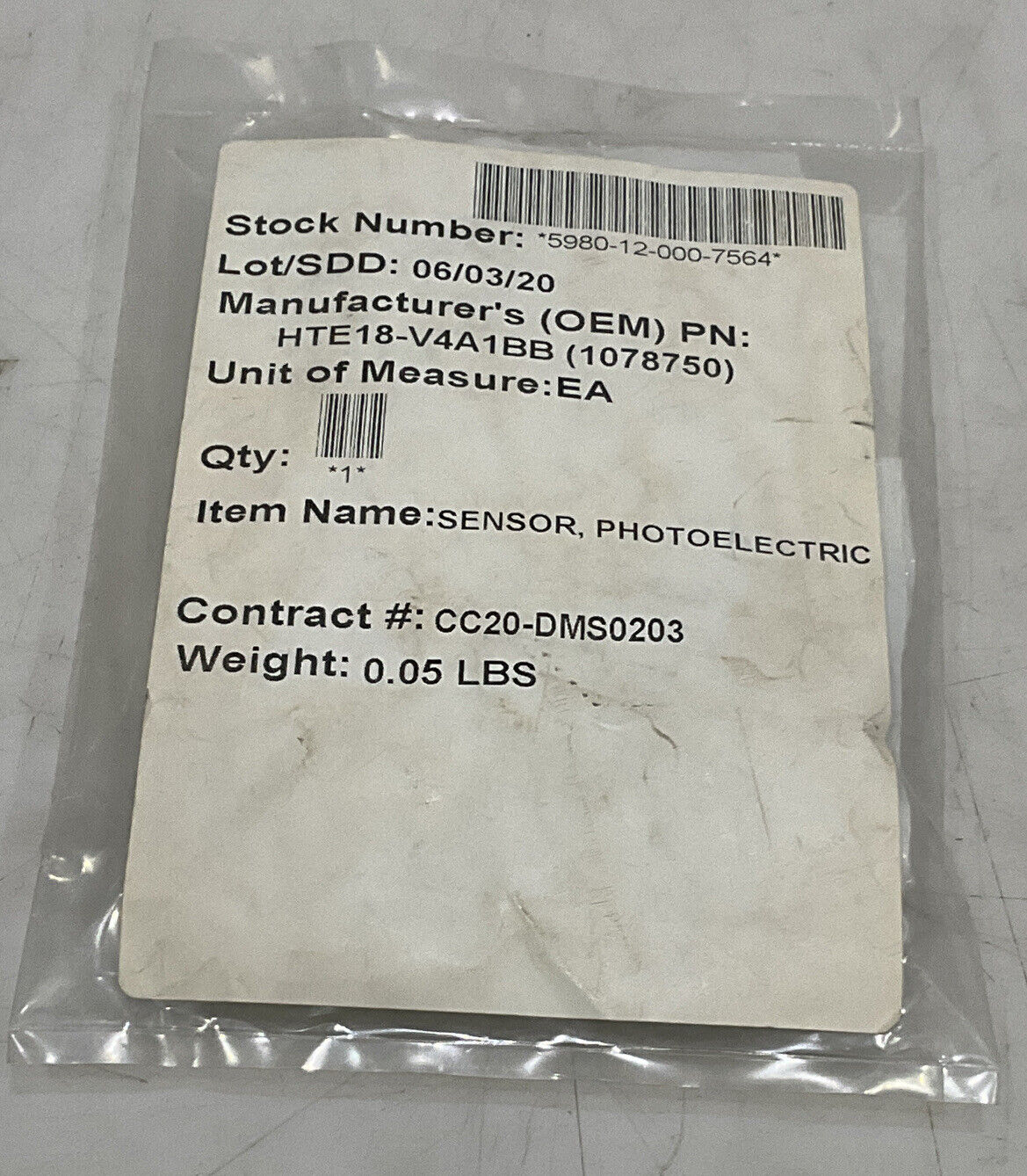SICK HTE18-V4A1BB PHOTOELECTRIC SENSOR SWITCH U3S
