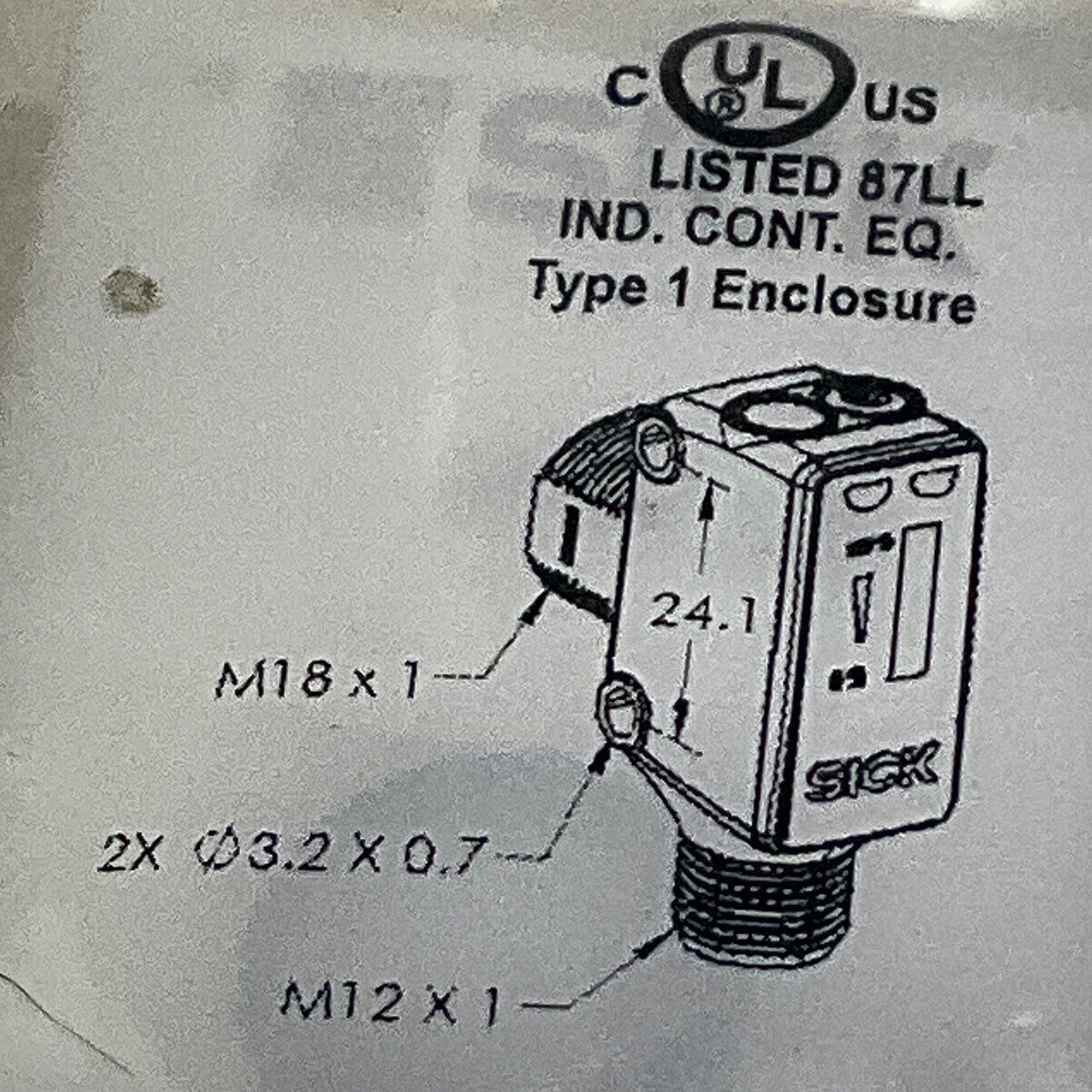 SICK HTE18-V4A1BB PHOTOELECTRIC SENSOR SWITCH U3S