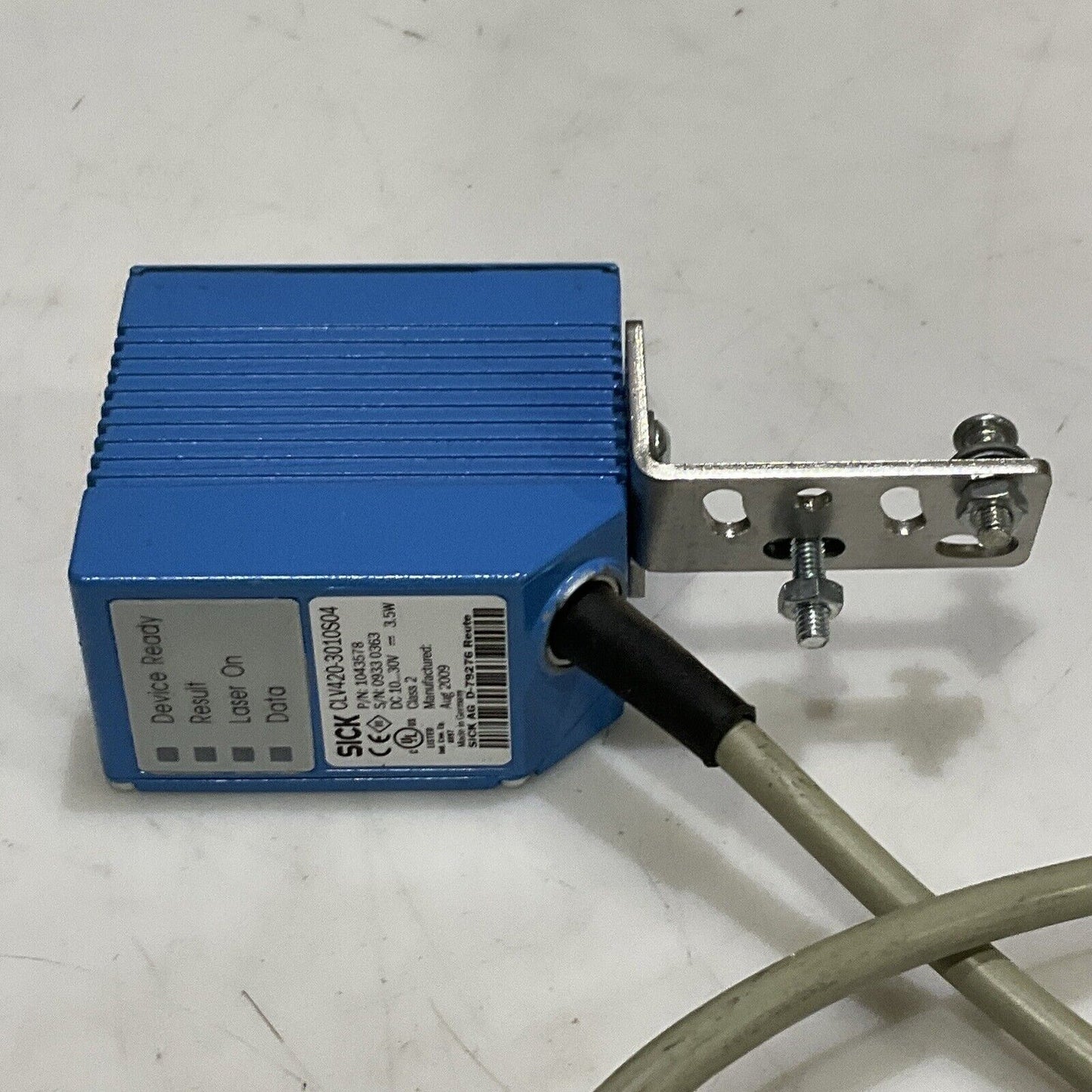 SICK 1043650 CLV420-3010S04 CODELESER FIXED MOUNT BARCODE SCANNER U3S