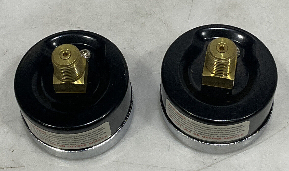 SAD150-160 1.5” ST/BR CBM 1/8” NPT 0-160PSI/BAR PRESSURE GUAGE LOT OF 2 U3S