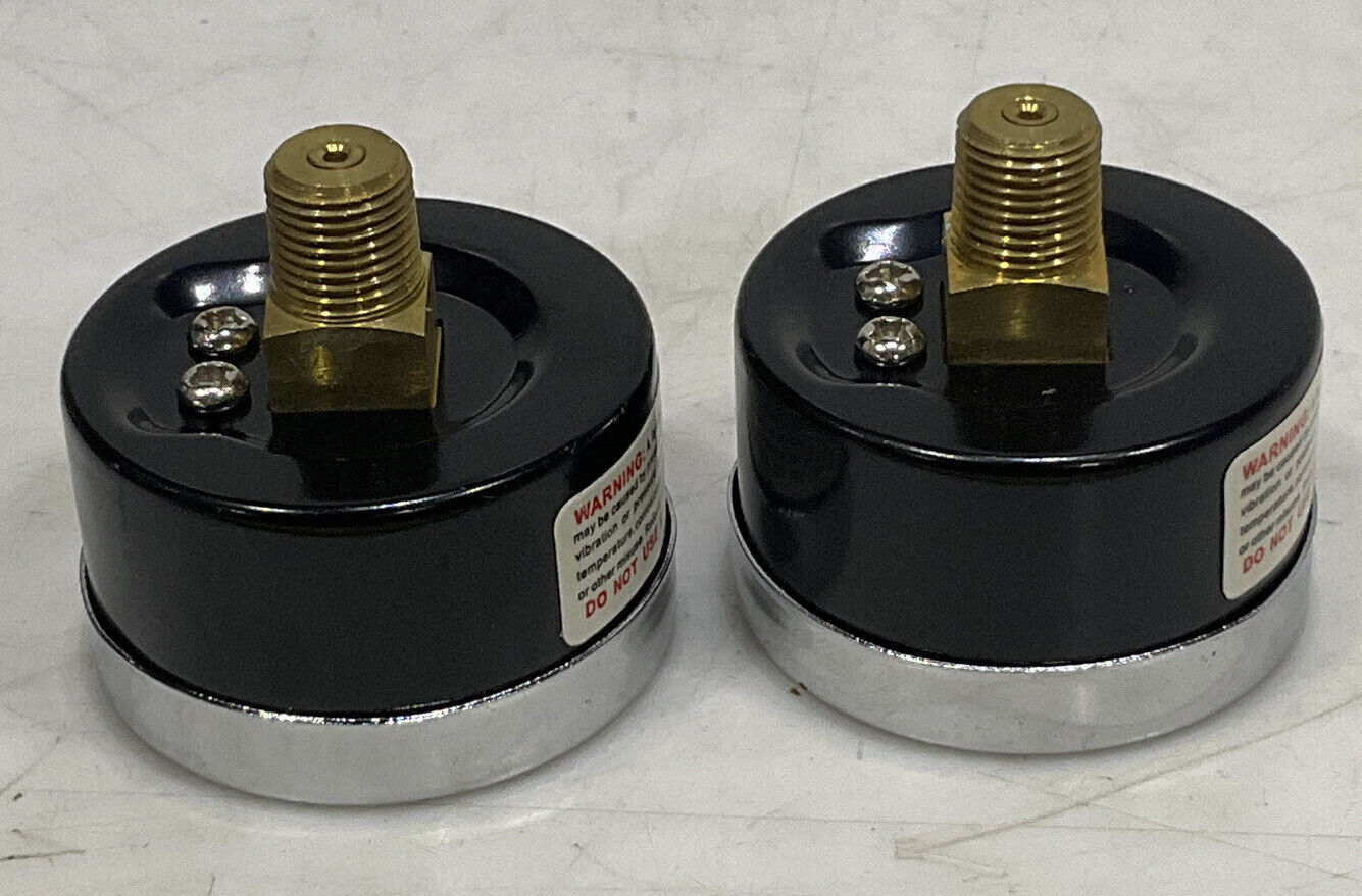 SAD150-160 1.5” ST/BR CBM 1/8” NPT 0-160PSI/BAR PRESSURE GUAGE LOT OF 2 U3S