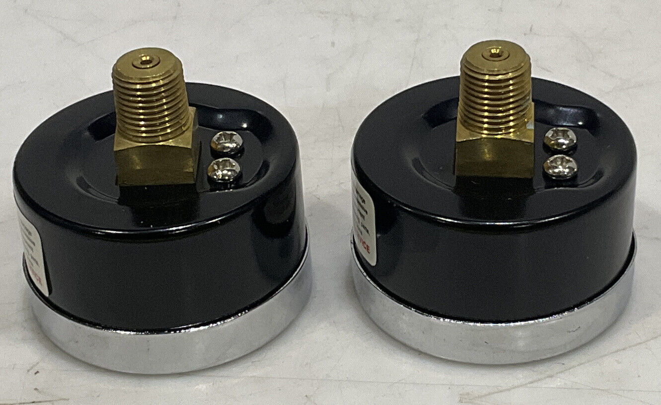 SAD150-160 1.5” ST/BR CBM 1/8” NPT 0-160PSI/BAR PRESSURE GUAGE LOT OF 2 U3S