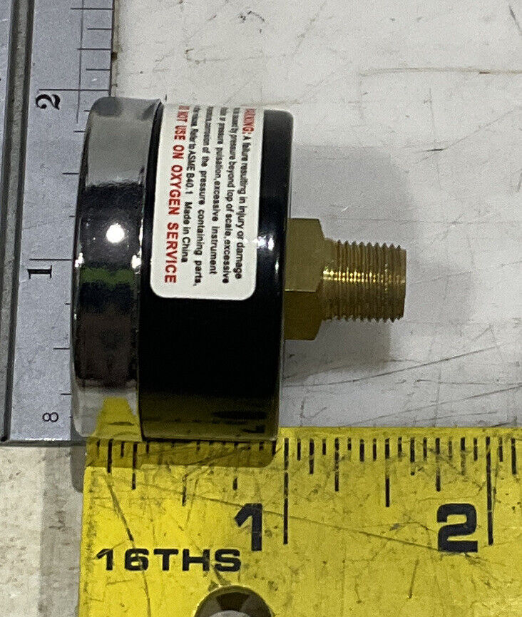 SAD150-160 1.5” ST/BR CBM 1/8” NPT 0-160PSI/BAR PRESSURE GUAGE LOT OF 2 U3S