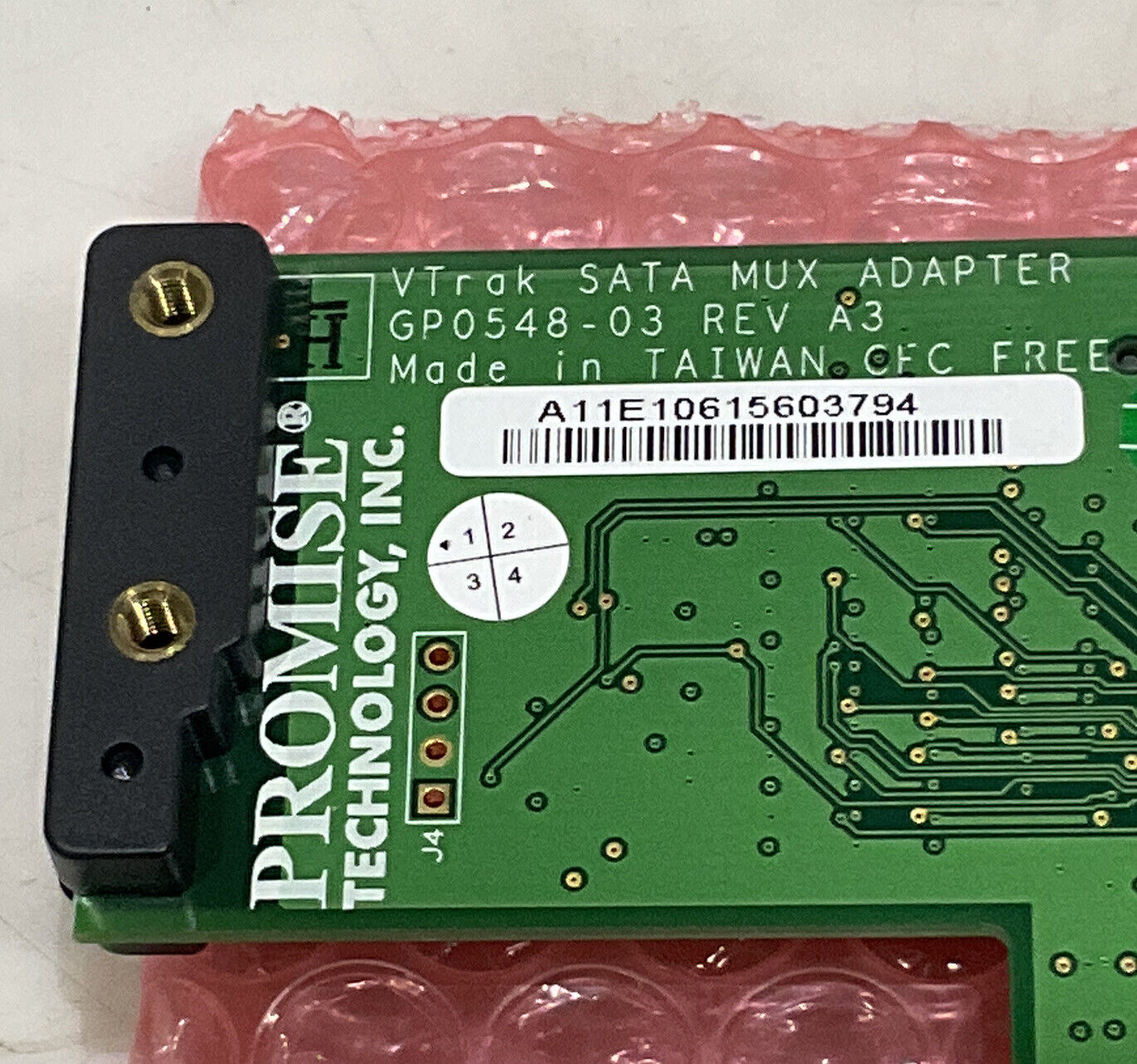 PROMISE TECHNOLOGY VTSATAMUX4P HARD DRIVE ADAPTER U3S