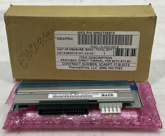 THERMALPRINT LLC WWGT05810 DIRECT THRERMAL BARCODE PRINTER FOR SATO GT4 BC U3S