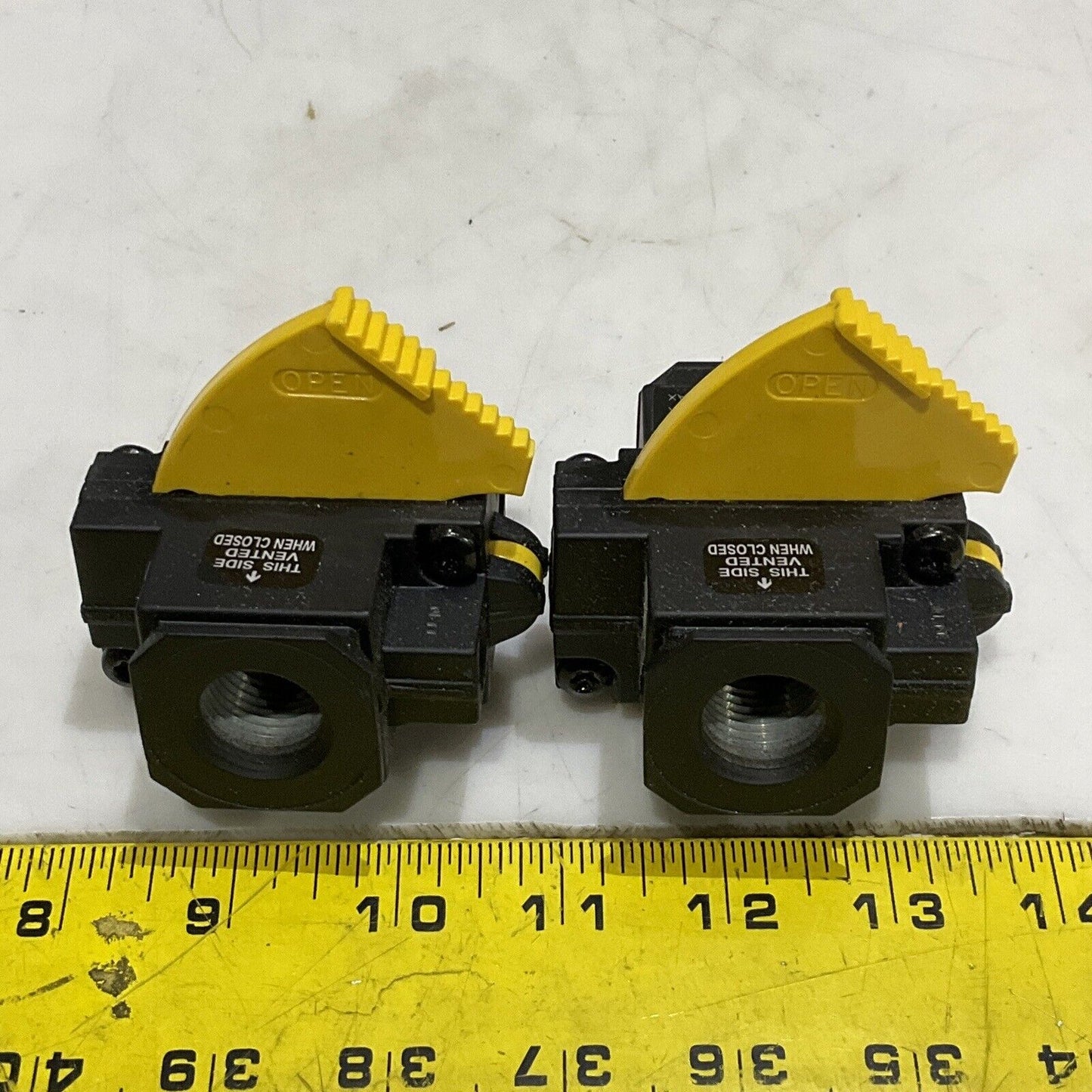 NORGREN T74E-4AA-P1N SHUT OFF VALVE 250 PSIG 17 BAR 150F 1/2” LOT OF 2 U3S