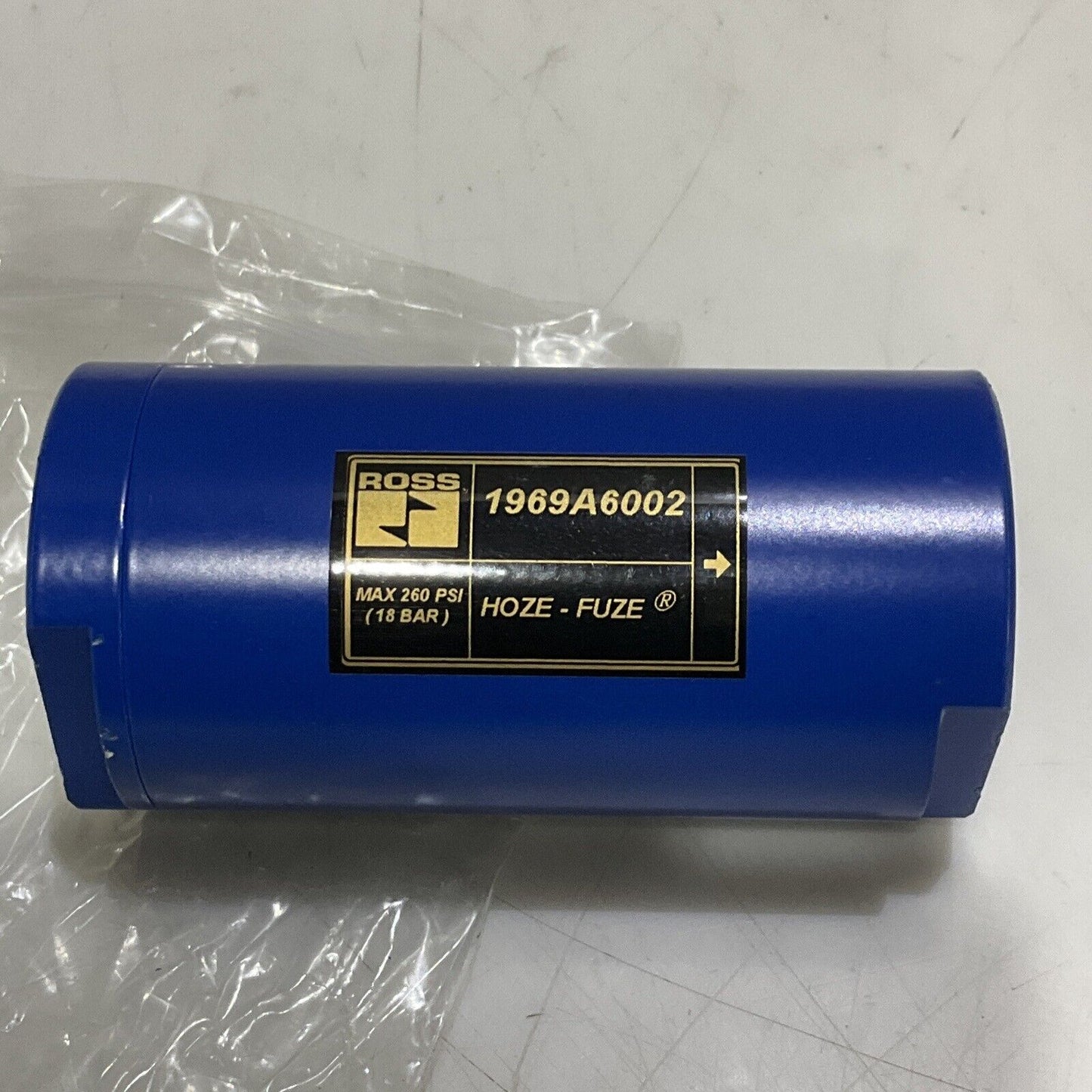 ROSS 1969A6002 HOZE-FUZE SAFETY SHUTOFF VALVE FEMALE 1” NPT U3S