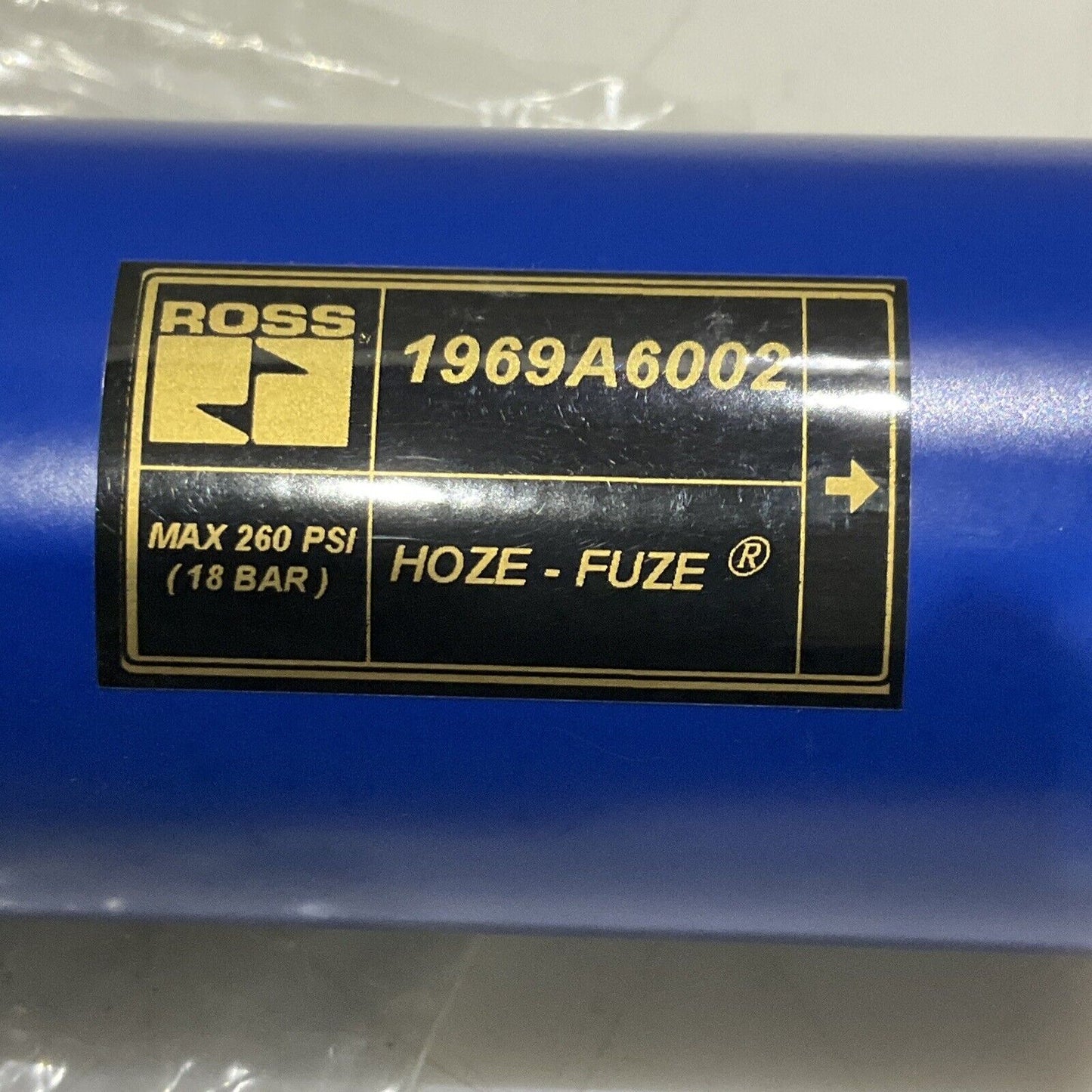 ROSS 1969A6002 HOZE-FUZE SAFETY SHUTOFF VALVE FEMALE 1” NPT U3S