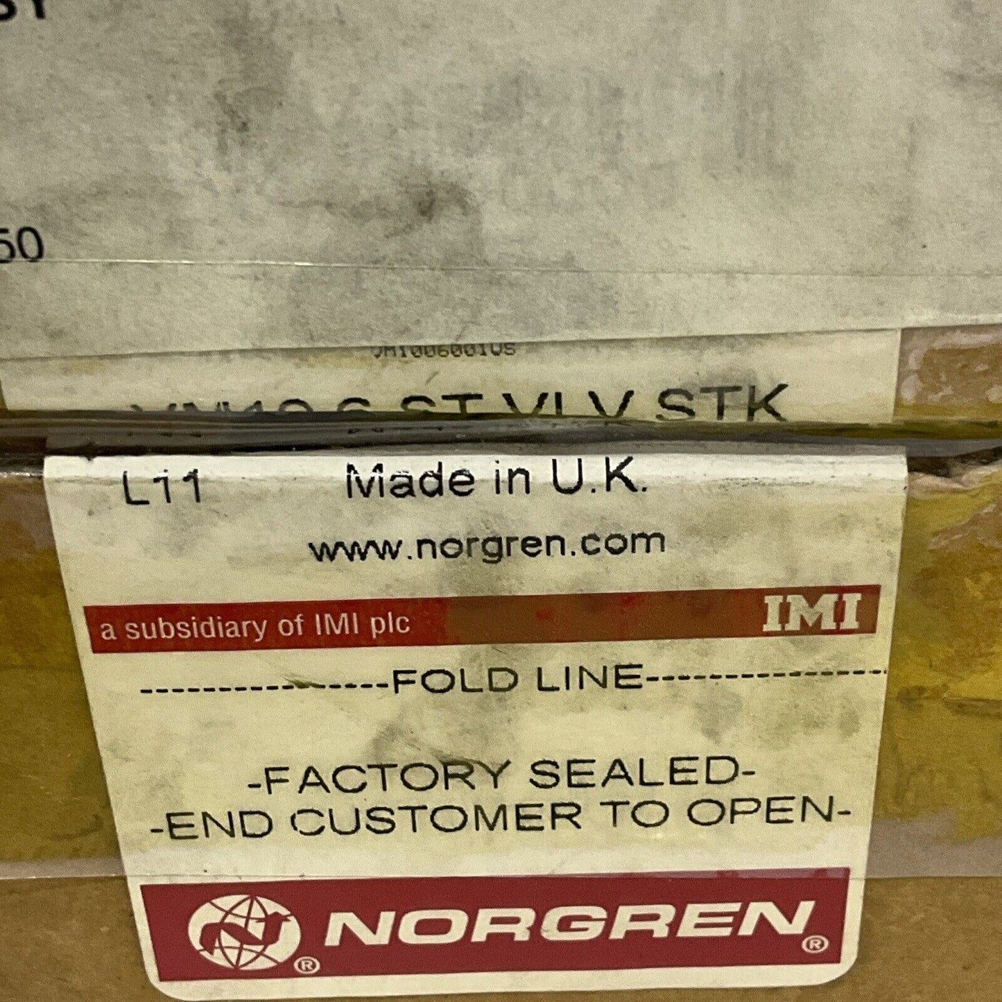 NORGREN VM1006001US VM10 6-ST VLC STK VALVE STACK ASSEMBLY U3S
