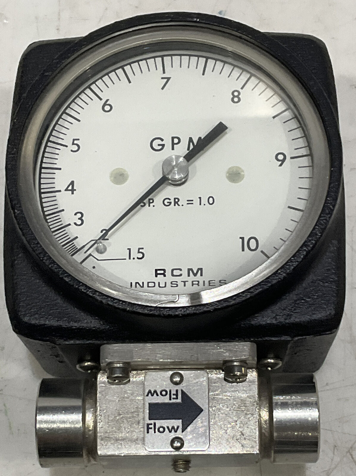 RCM INDUSTRIES 1/2”-73-R-10-A 781411-1 180PSIG 200F 1.5-10 FLOW METER 373