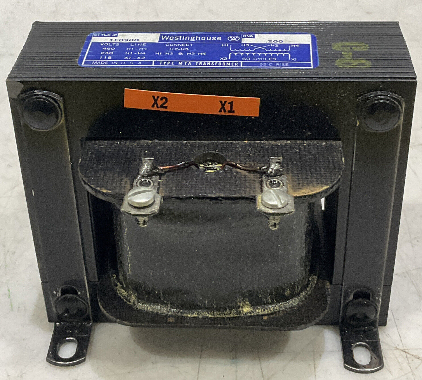 WESTINGHOUSE 1F0908 15-460V .200 VOLTAGE TRANSFORMER 373