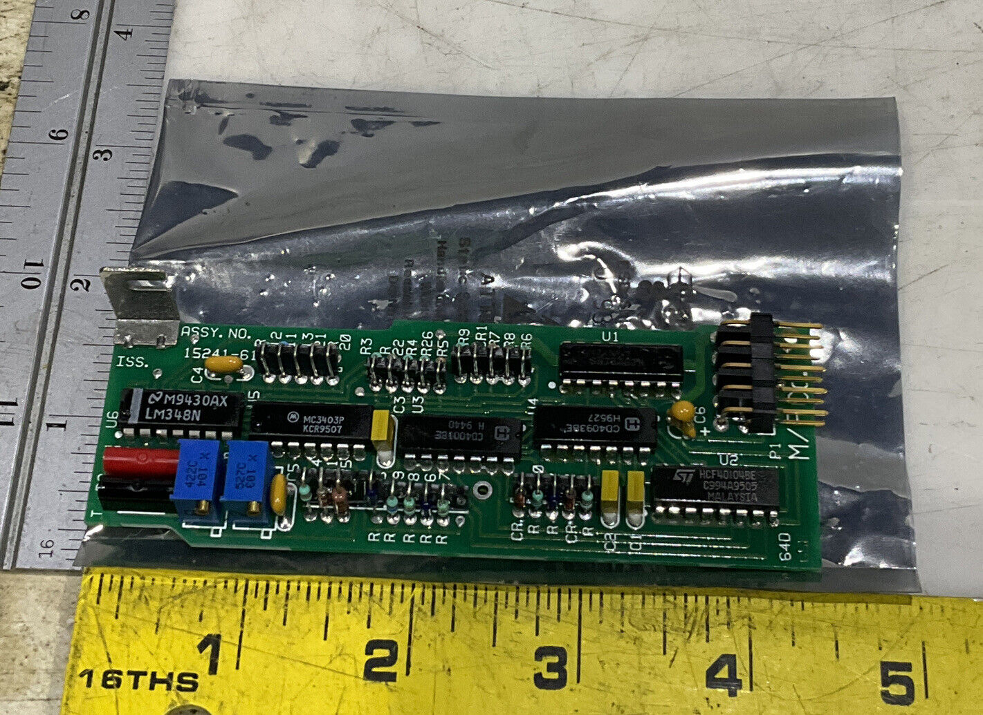 SIEMENS 15241-61 -11 SERVO PRODUCTS ADD-ON MODULE BOARD 373