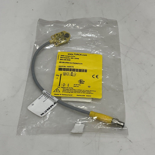 TURCK MULTIPROX BI4-Q06-AP6X2 INDUCTIVE SENSOR 4MM 0.2-PSG 3M S1174 200MA 30 U3S