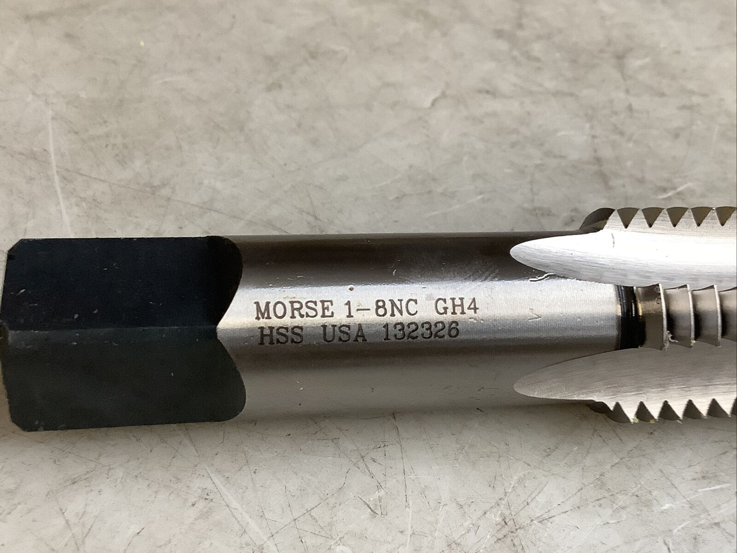 MORSE 32323 STRAIGHT FLUTE HAND TAP 1-8NC GH4 4FL 373