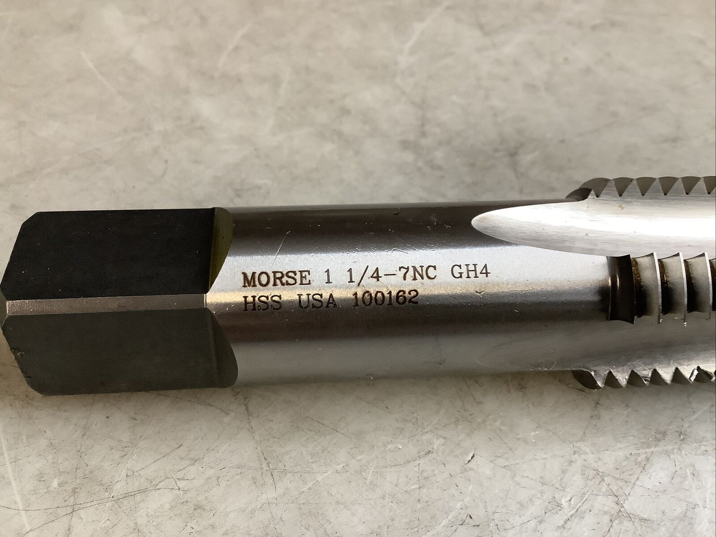 MORSE 32664 BOTTOMING TAP 1-1/4-7NC GH4 4FL 373