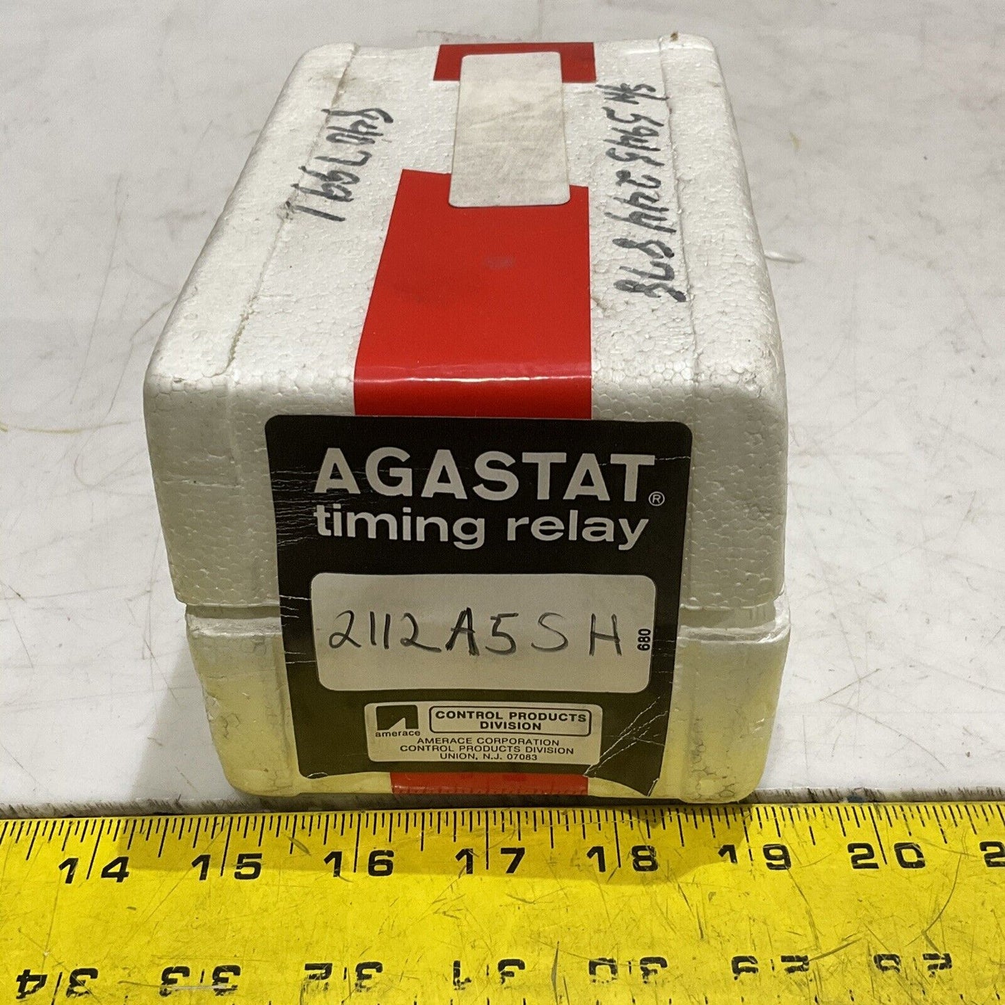AGASTAT 2112A5SH TIMING RELAY 120V 60HZ 5-120SEC 373