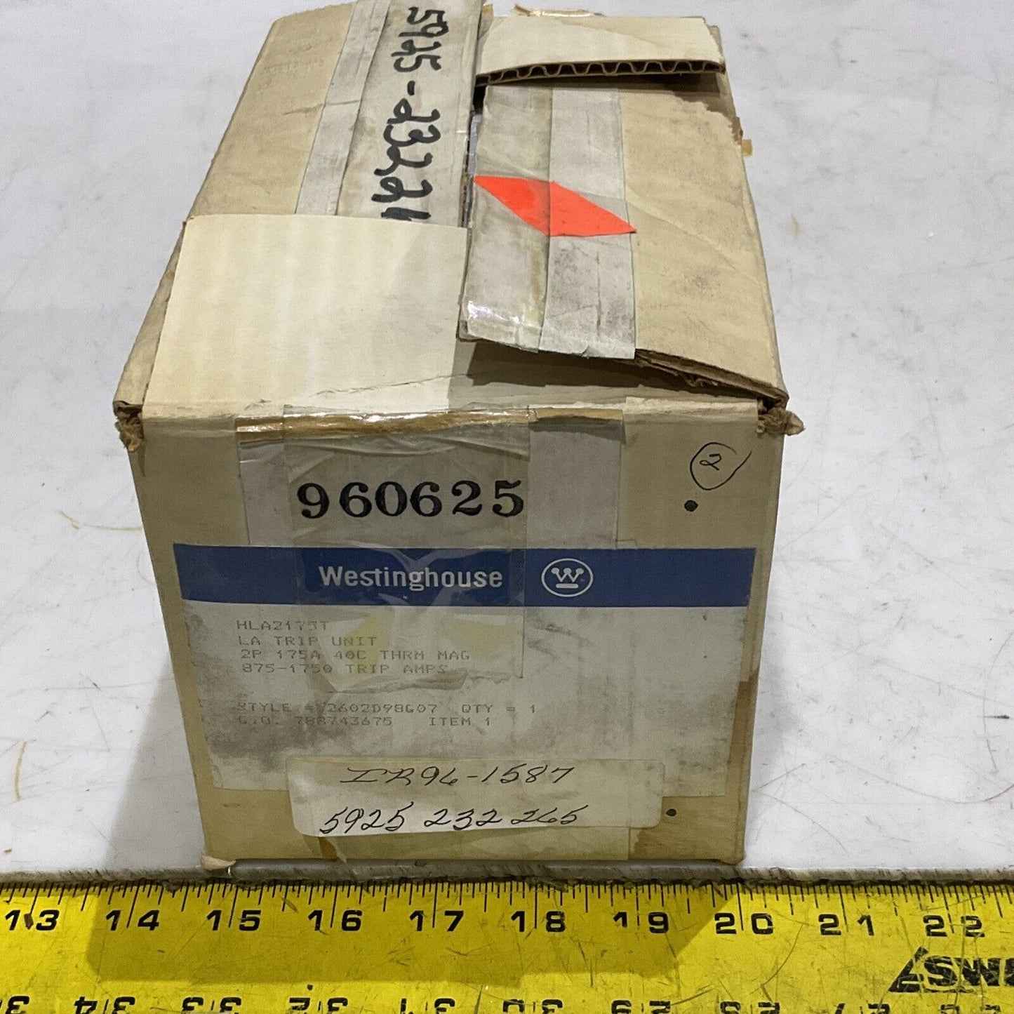 WESTINGHOUSE 875-1750 HLA2175T LA TRIP UNIT 2P 175A 40C 373